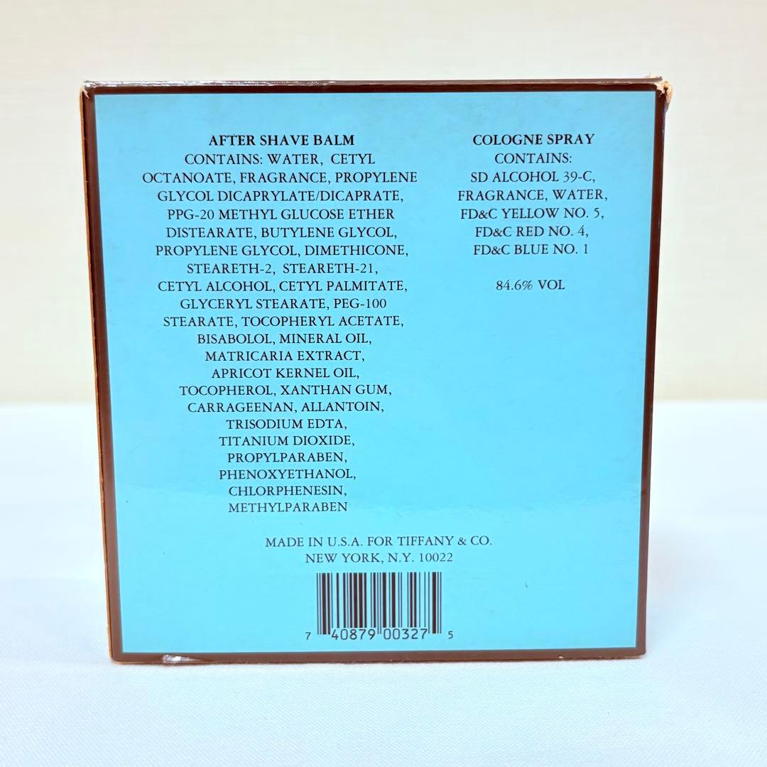 Booooh希少　新品　ティファニー フォー メン コロン 香水　50ml