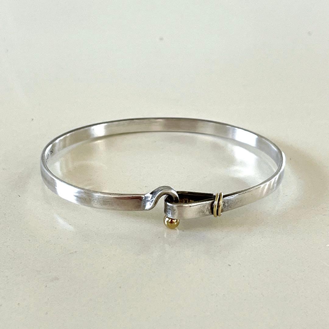 TIFFANY ティファニー フック＆アイ バングル コンビ 925×750