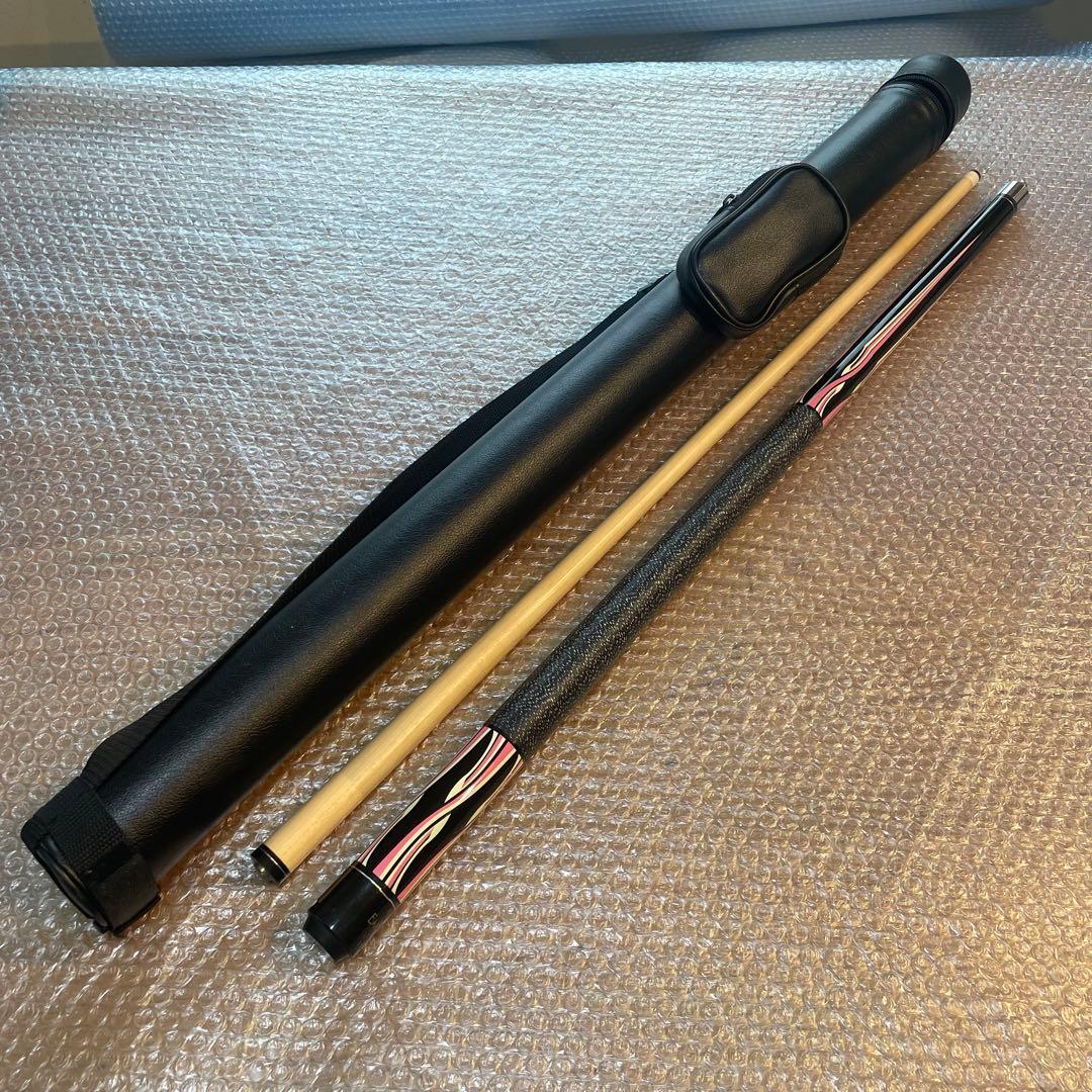 美品　ビリヤードキュー プールキュー 58インチ 20オンス　レザーケース付