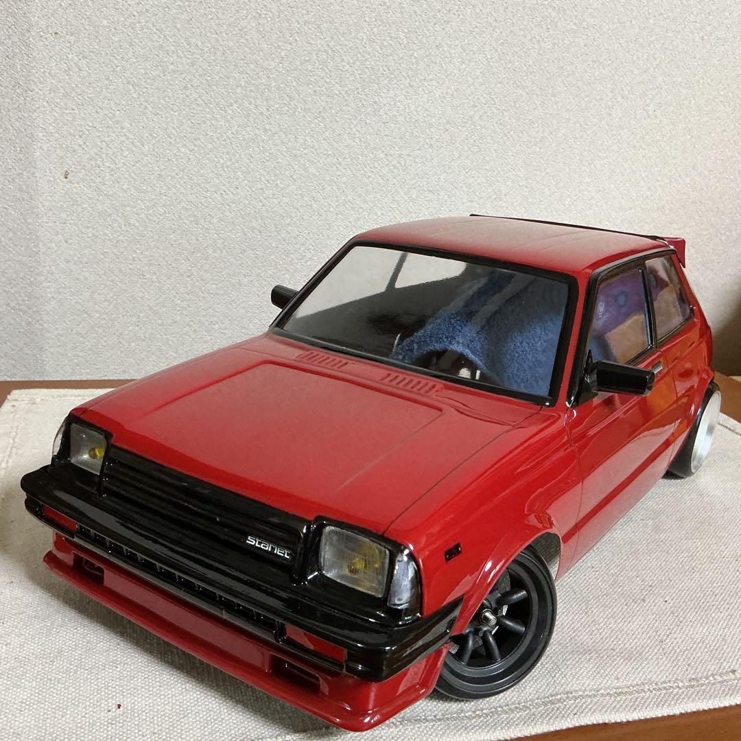 パンドラ　PANDORA スターレット　KP61 1/10ボディー　タイヤセット