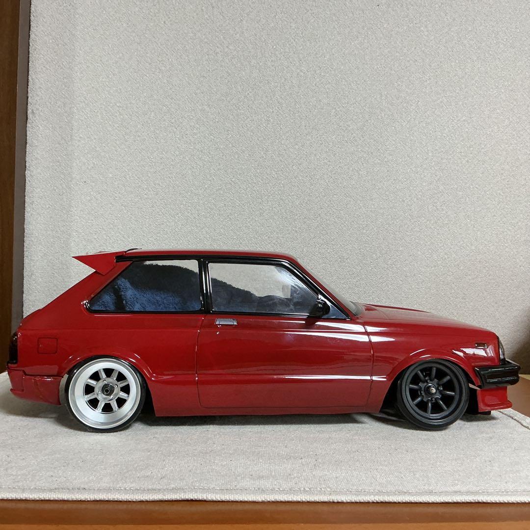 パンドラ　PANDORA スターレット　KP61 1/10ボディー　タイヤセット