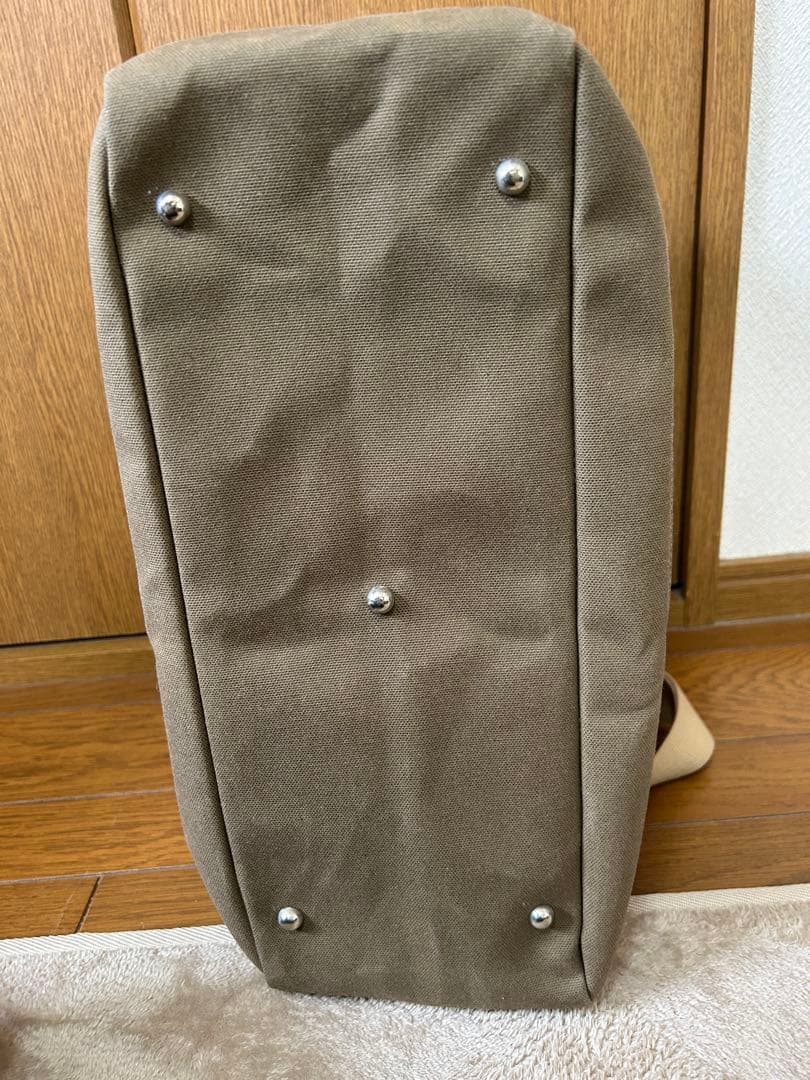 ♪期間限定特別値引き中♪　　犬印鞄製作所のブラウンキャンバスボストンバッグ