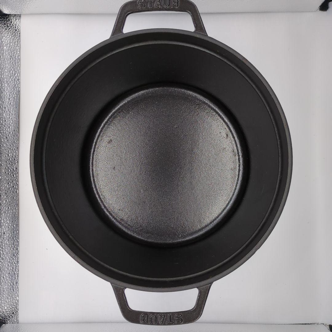 ストウブ　ピコ・ココット ブラック 24cm