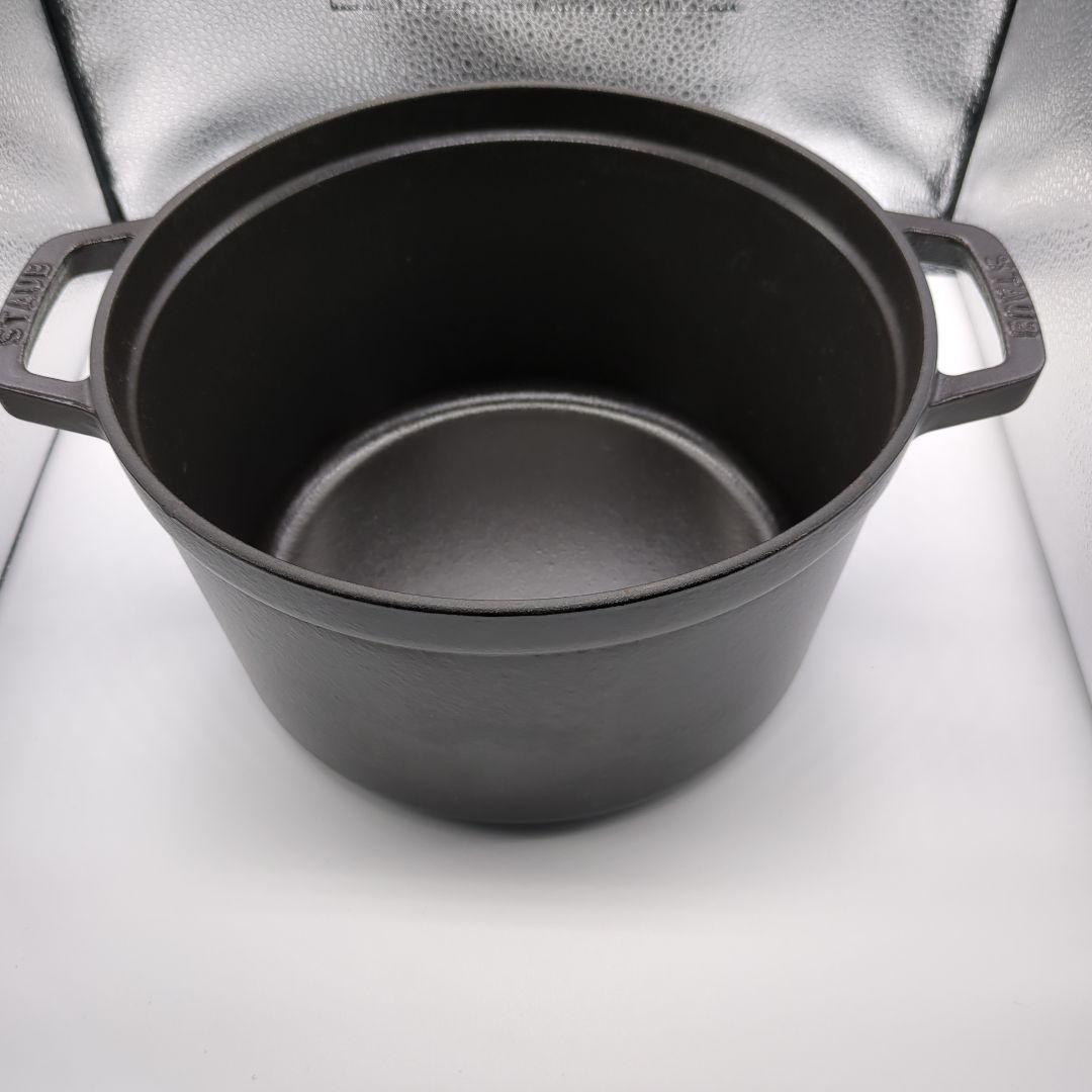 ストウブ　ピコ・ココット ブラック 24cm