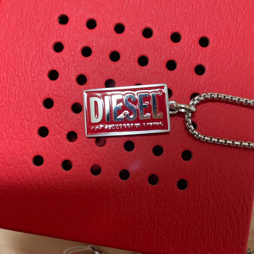 DIESEL シルバー プレート ネックレス 新品未使用