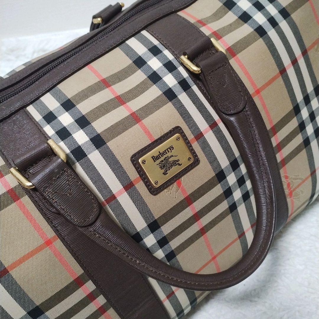 Burberry バーバリー ボストンバッグ 旅行バッグ ホースロゴ