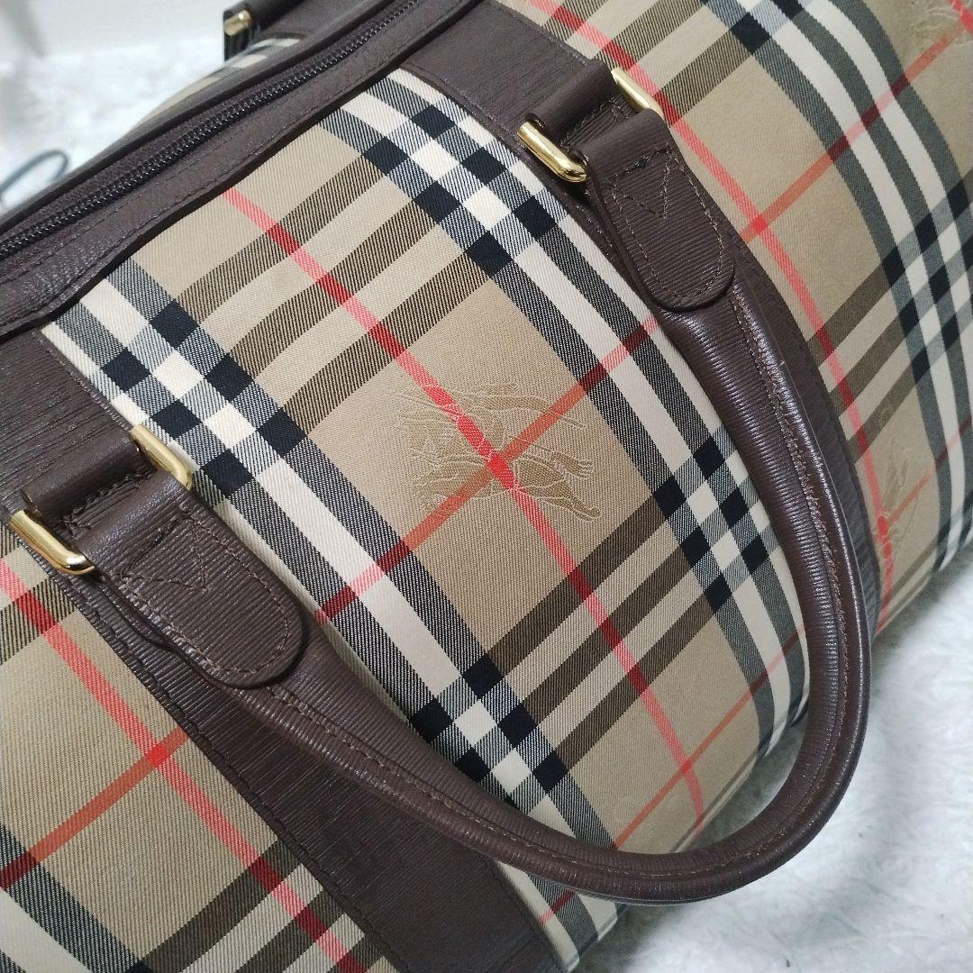 Burberry バーバリー ボストンバッグ 旅行バッグ ホースロゴ