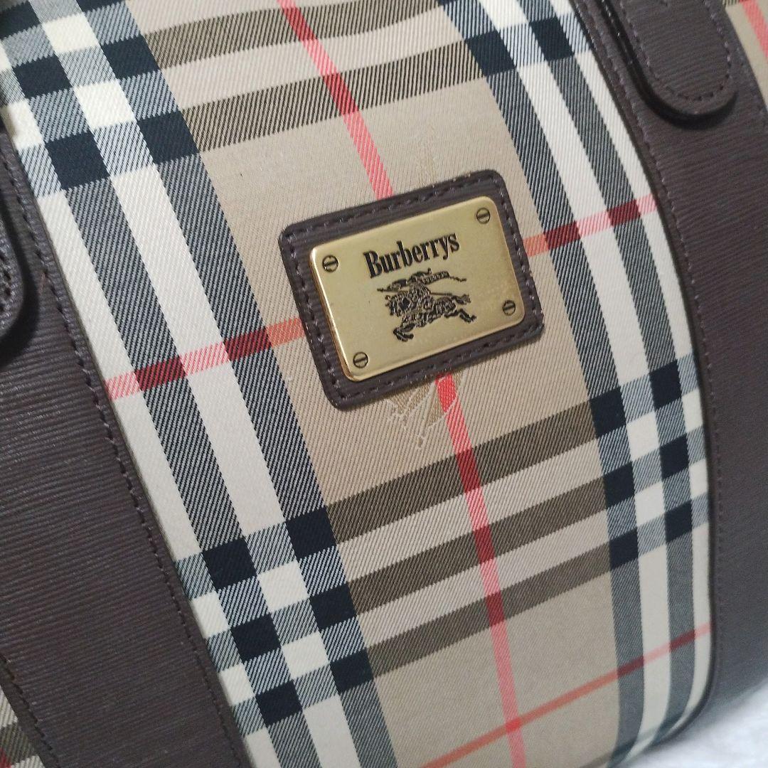Burberry バーバリー ボストンバッグ 旅行バッグ ホースロゴ