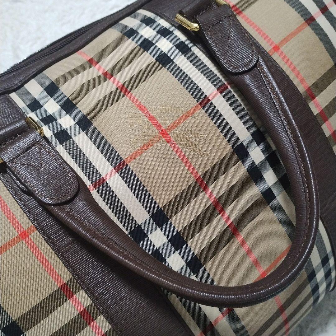 Burberry バーバリー ボストンバッグ 旅行バッグ ホースロゴ