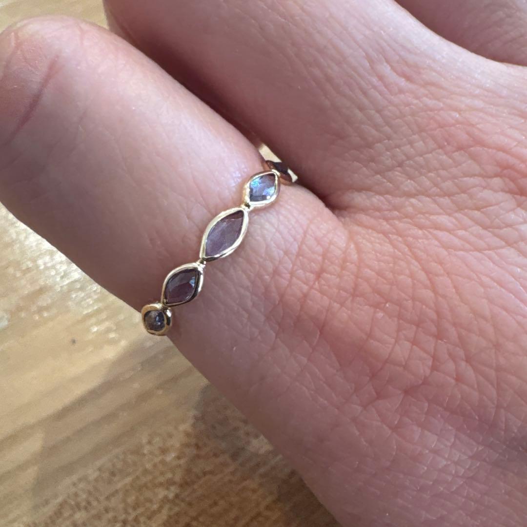 タンザナイト エタニティリング K10 15号