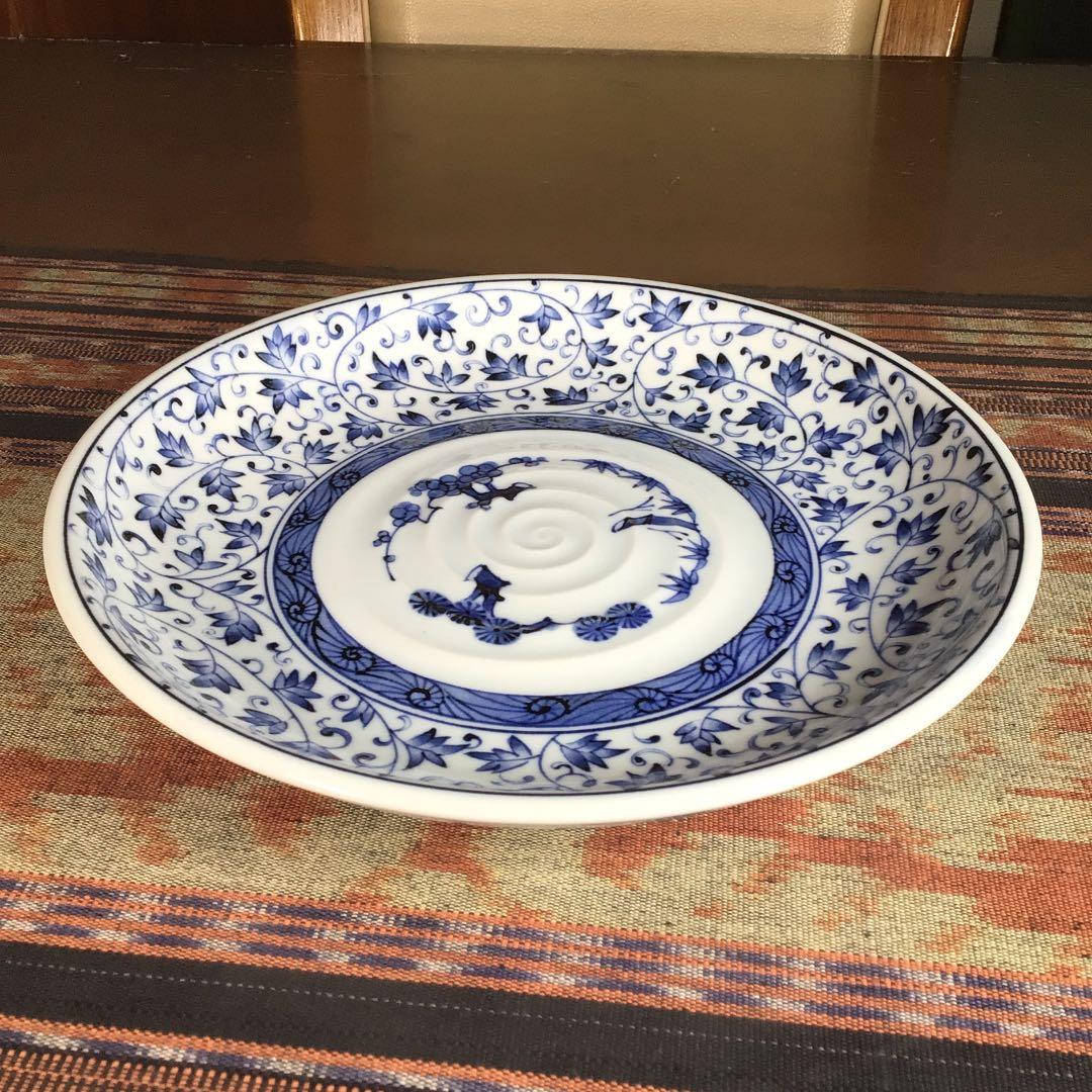 『ワクワクうー特価』　有田焼　龍峰　『花風流　古伊万里唐草』　大皿　5枚