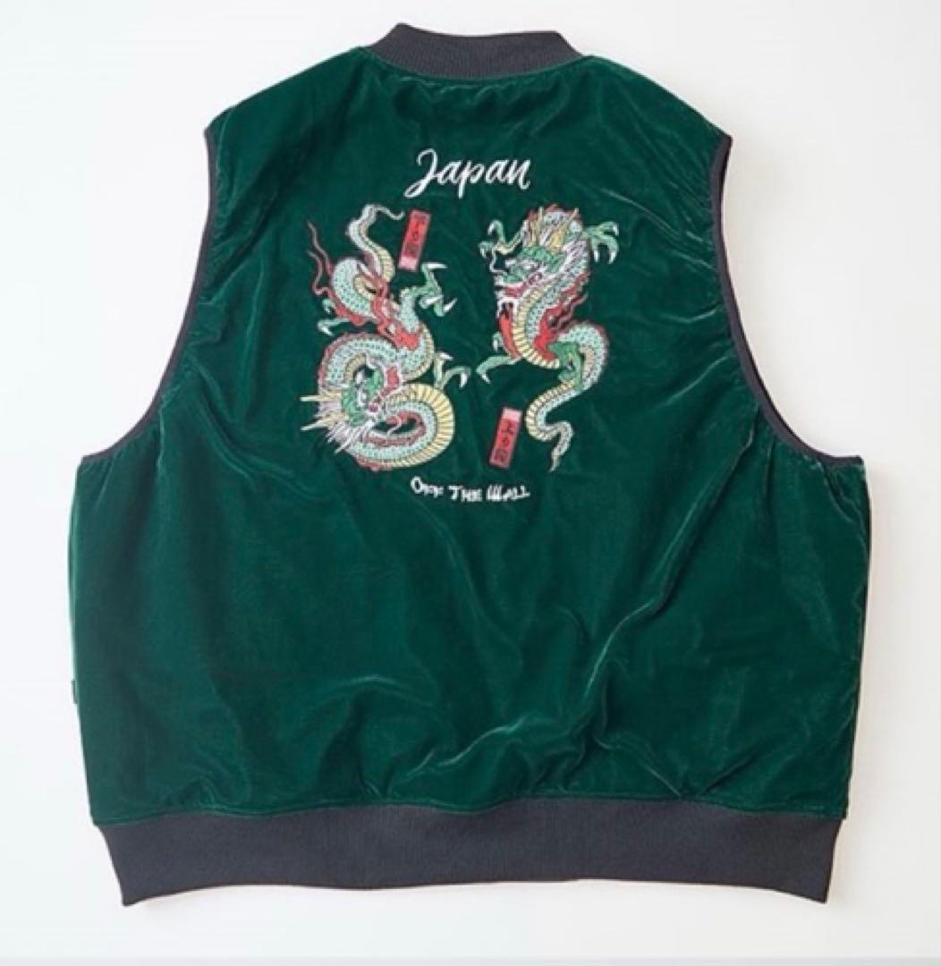 VANS × BILLY’S DRAGON REVERSIBLE VEST　M