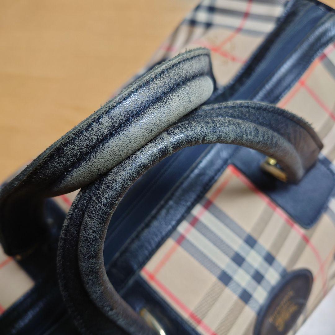 平成 レトロ バーバリー ヴィンテージ ノバチェック ボストンバッグ