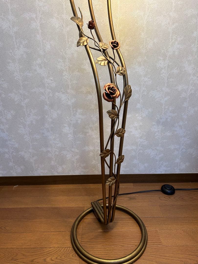 【専用】bika　レトロアンティーク フロアランプ 3灯