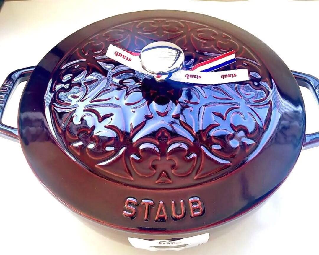 【新品】ストウブ フレンチオーブン リリー グレナディンレッド 24cm