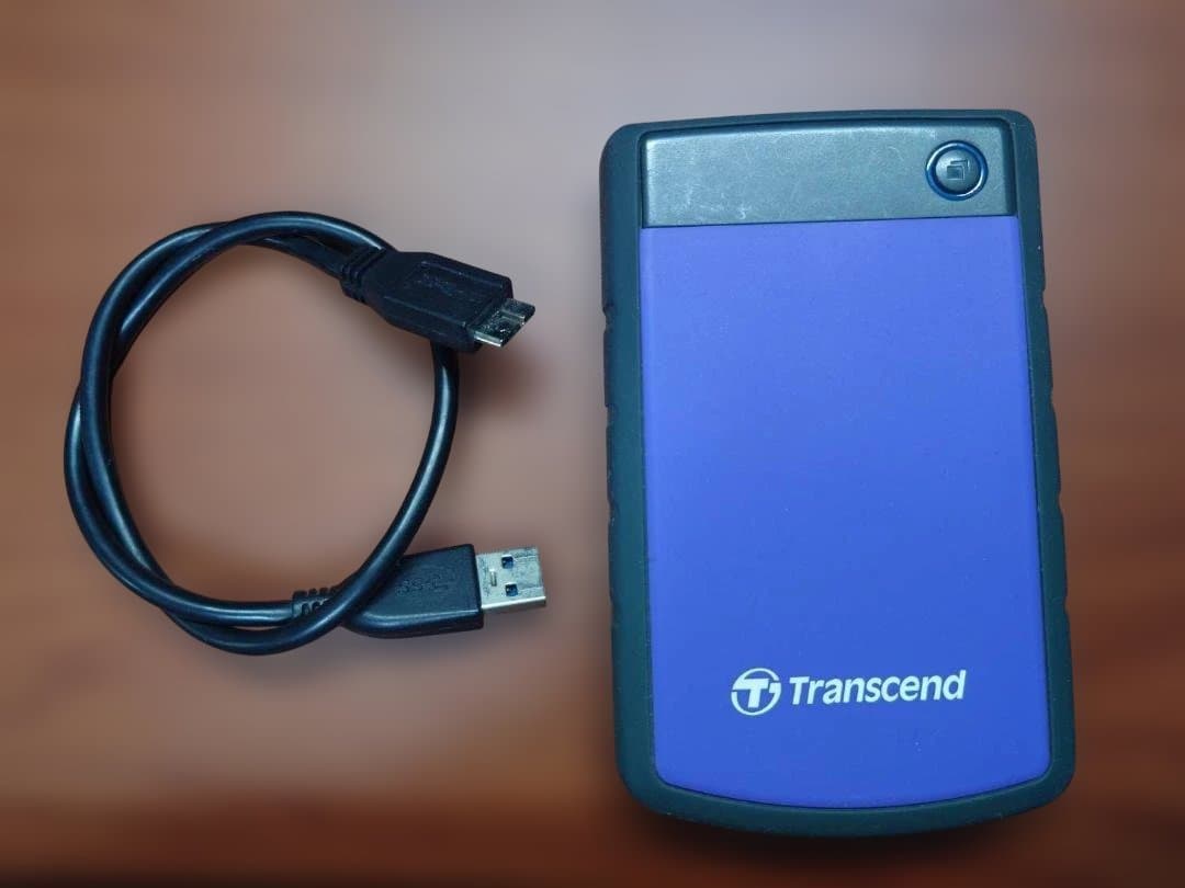 Transcend ポータブルHDD 4TB 耐衝撃 USB3.1 Gen1