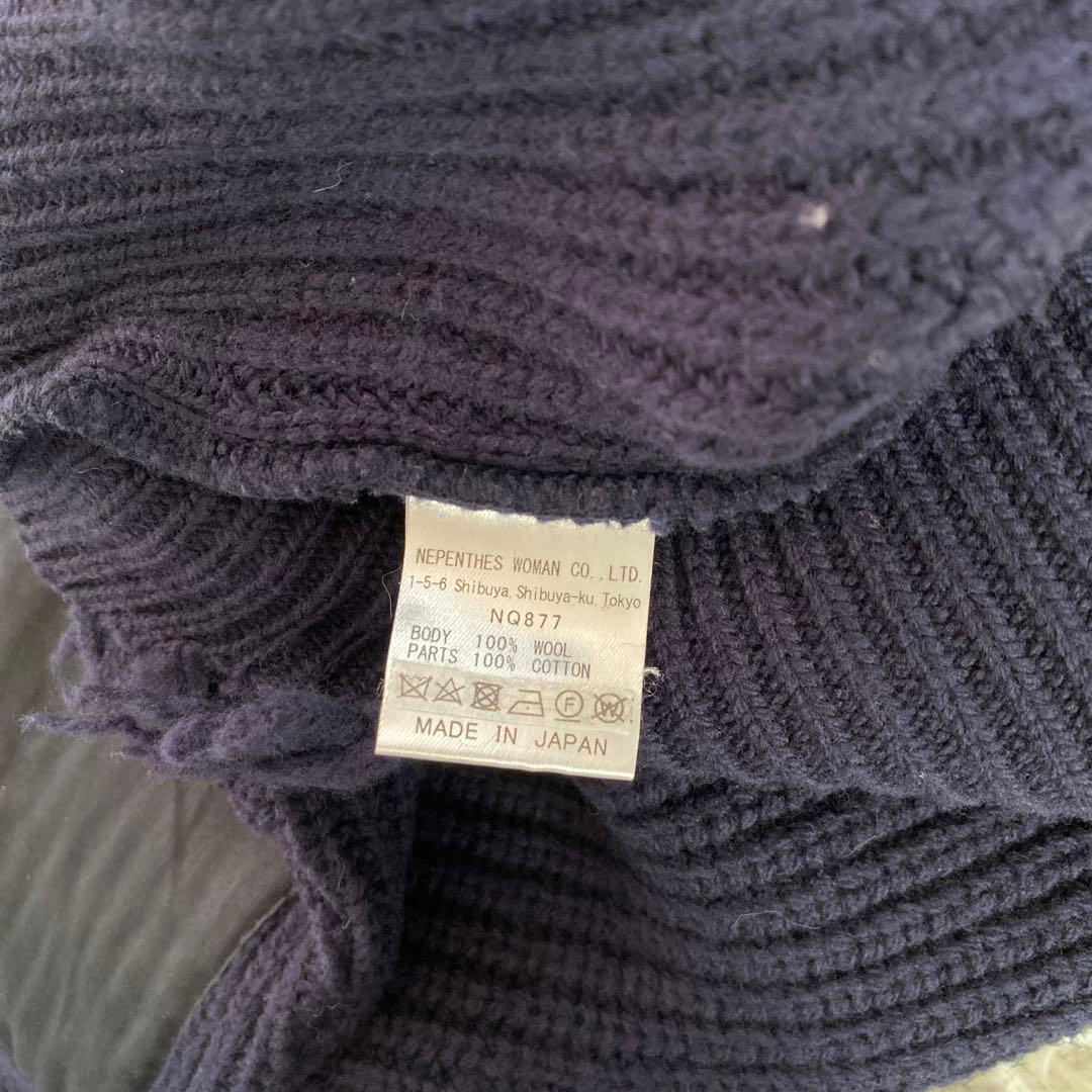 ぽんずRHODOLIRION ロドリリオン　ダメージニット　ツイルニット