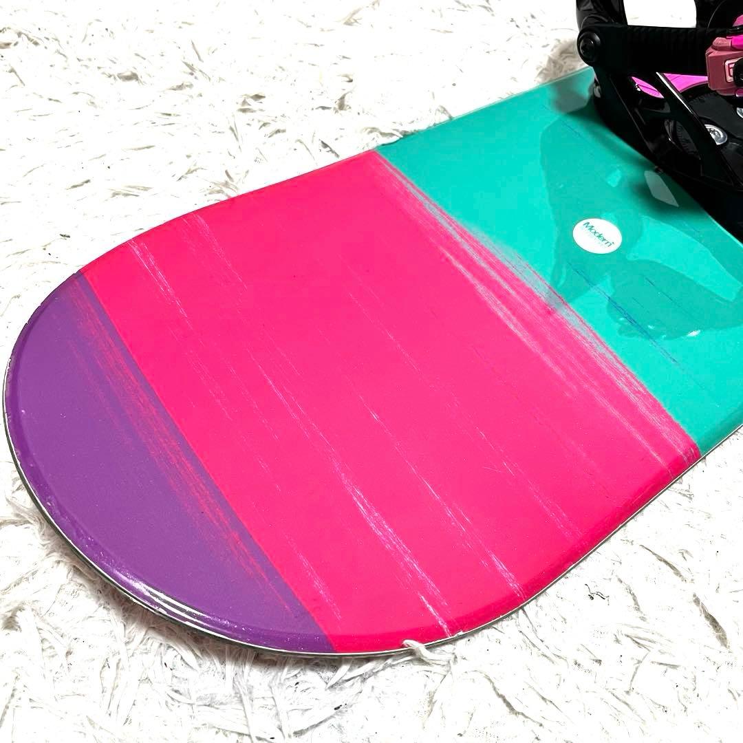 スノーボード 3点セット Modern Amusement 144㎝ レディース