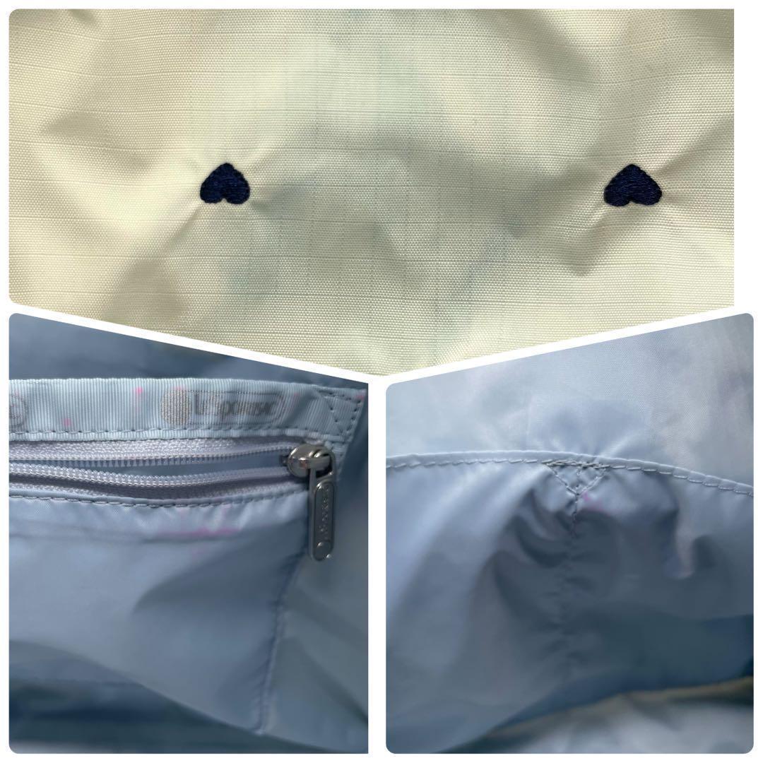 希少 レスポートサック 2way 刺繍ロゴ スイスハート ボストンバッグ