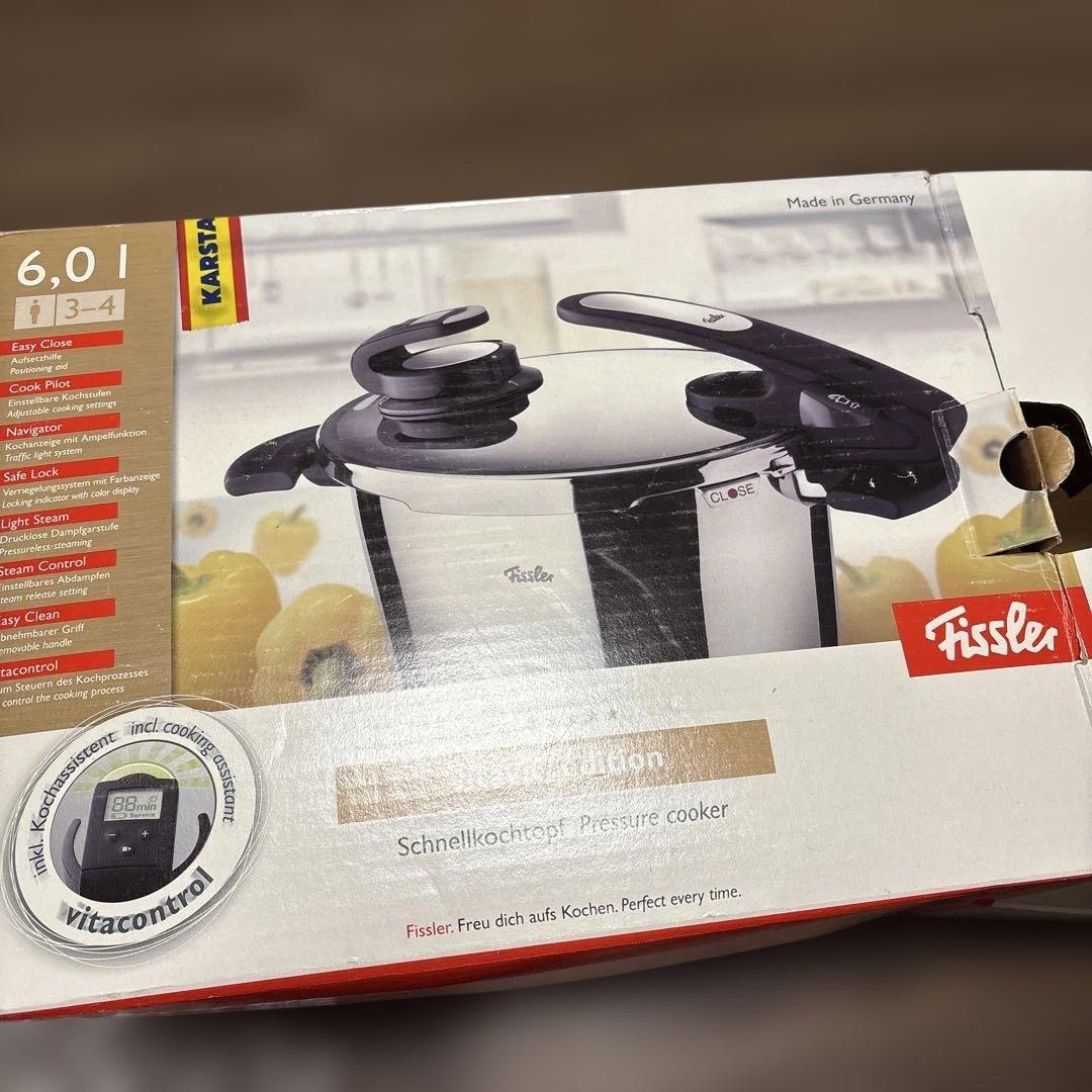 Fissler 圧力鍋　6.0 L ヴィタコントロール付き