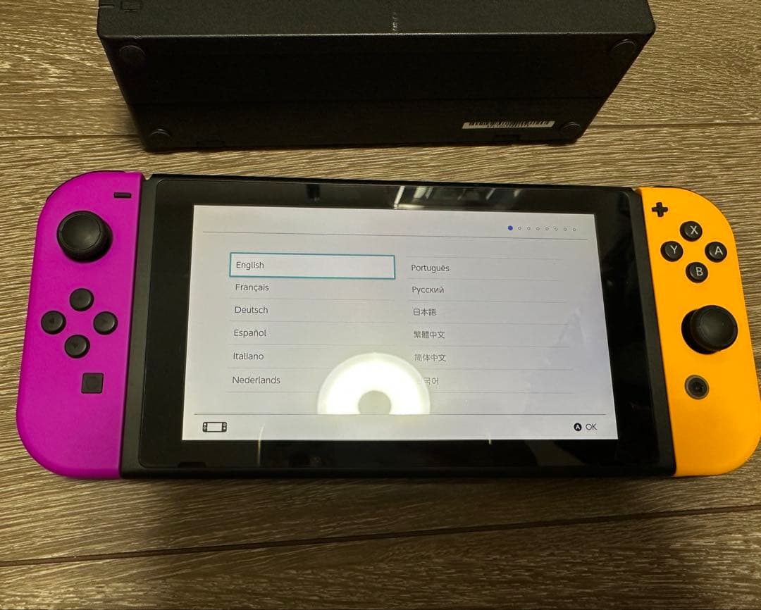 Nintendo Switch 本体 パープル/オレンジ プロコンセット