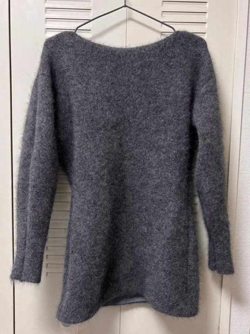 THE TOE グレー Richmond Angora Sweater