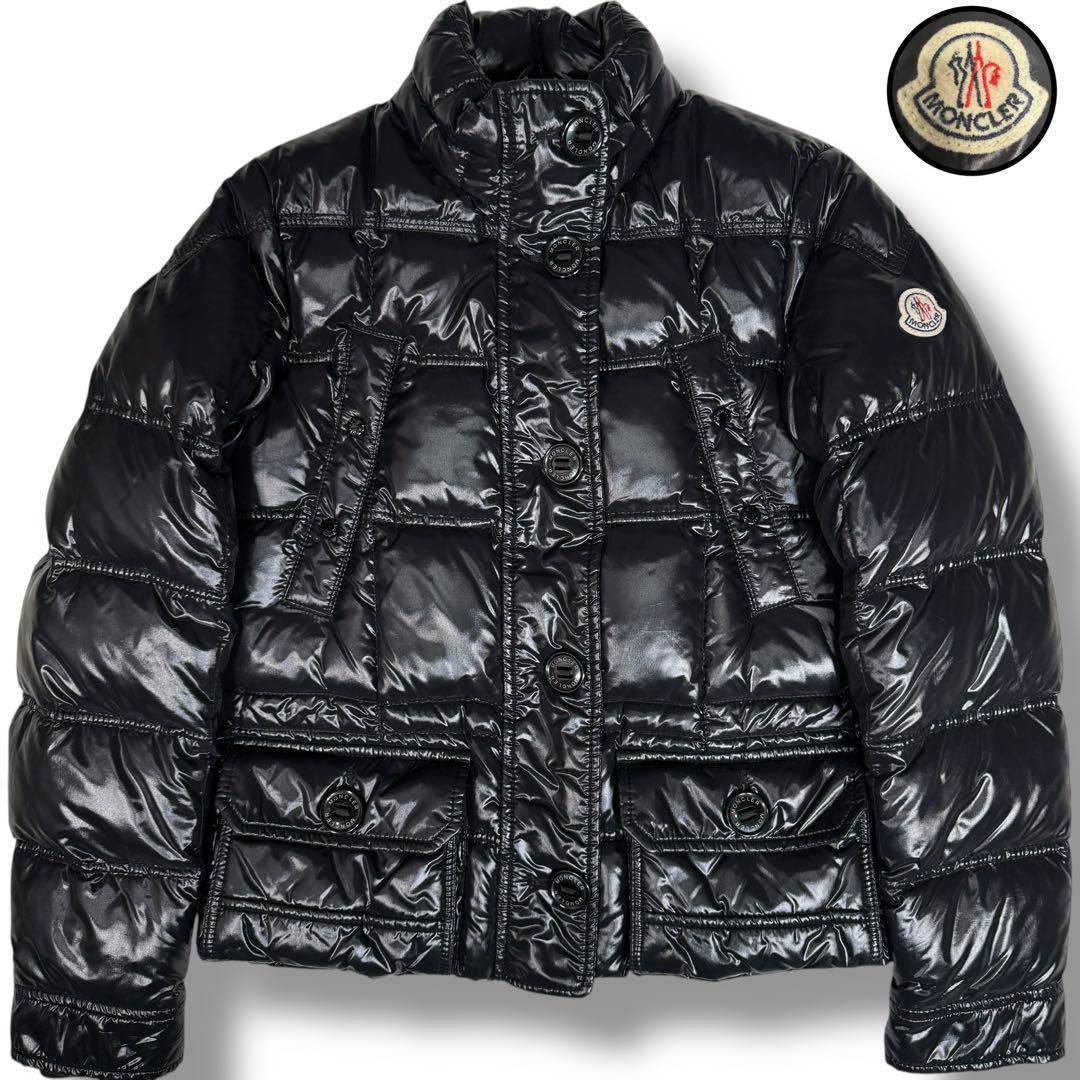 美品 MONCLER TRIANON トリアノン 刺繍ワッペン ダウンジャケット