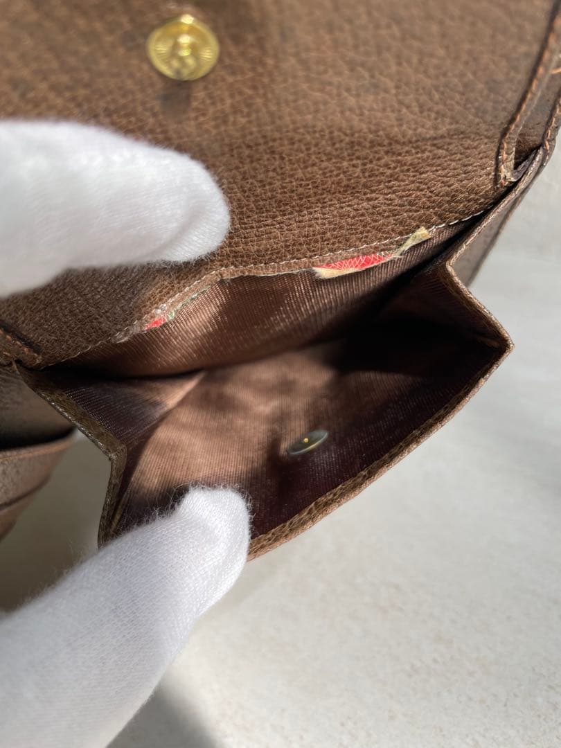 GUCCI グッチ　GG柄二つ折り財布　アクセサリーコレクション　オールドグッチ