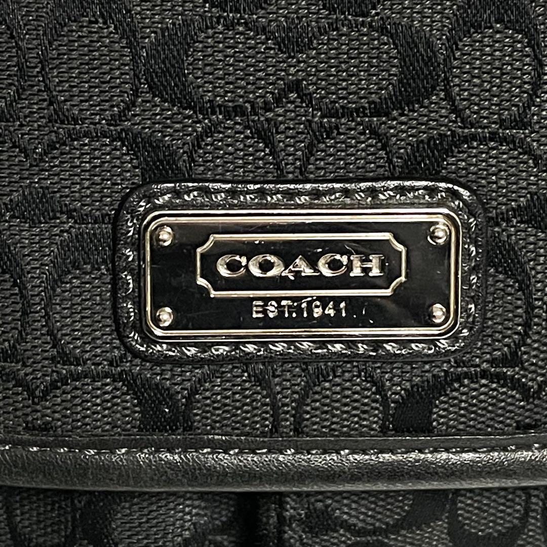 COACH コーチ メッセンジャーバッグ フラップ式 斜め掛け 70283 黒