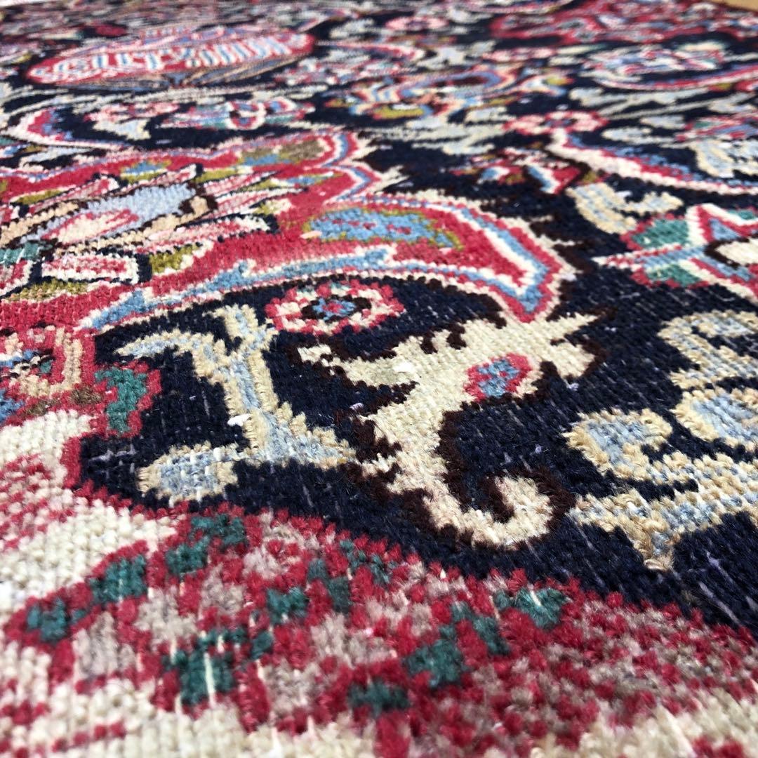 ペルシャ絨毯 ペルシャヴィンテージラグ 155x108 手織り オールド