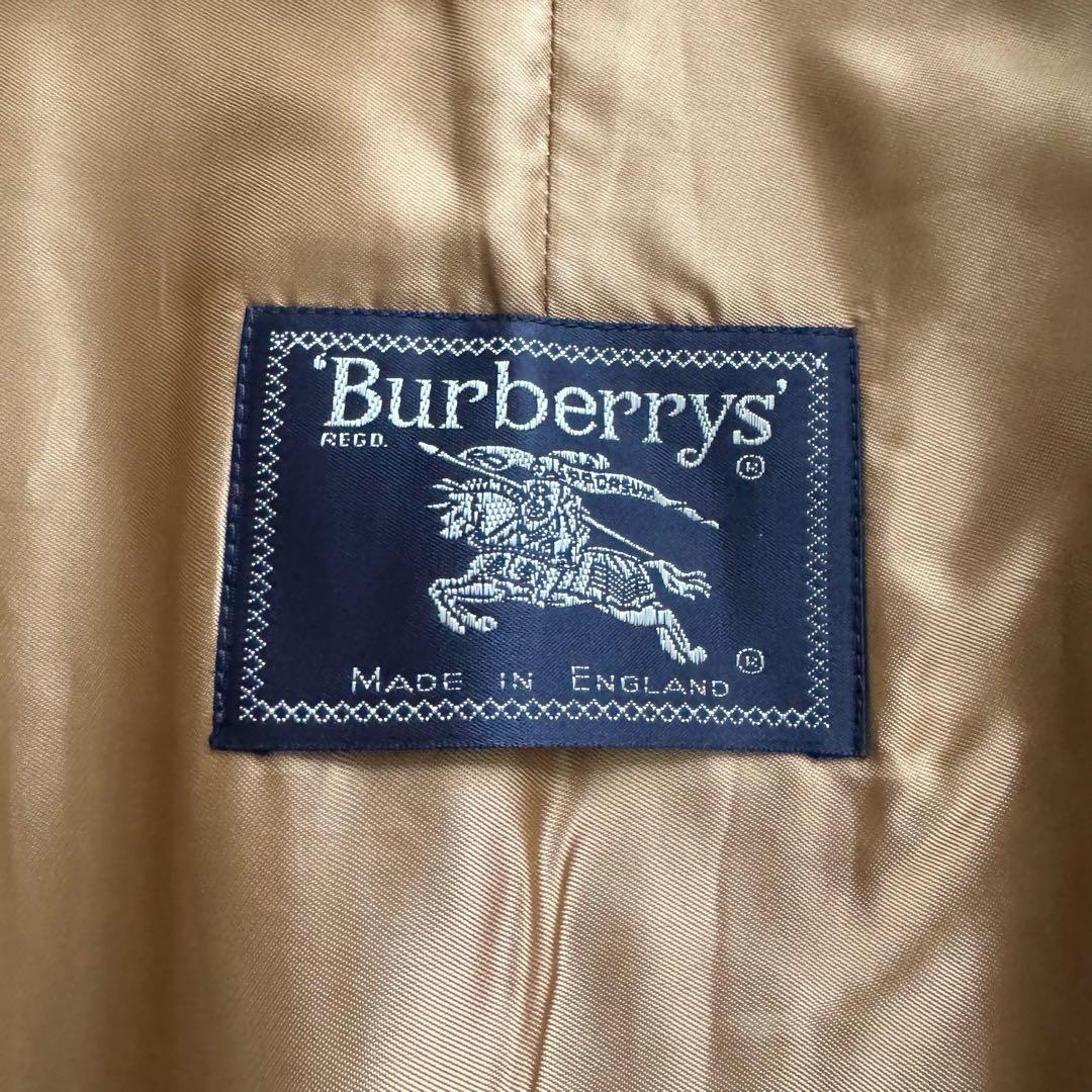 バーバリーズ　トレンチコート　ノバチェック　ライナー付　イングランド製　ベージュ