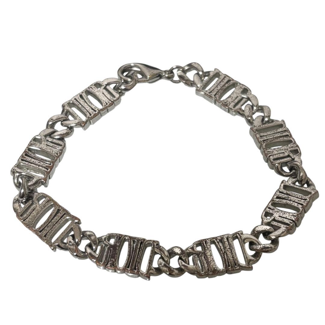 DIOR × STUSSY ディオール ステューシー ロゴ チェーンリンクブレス