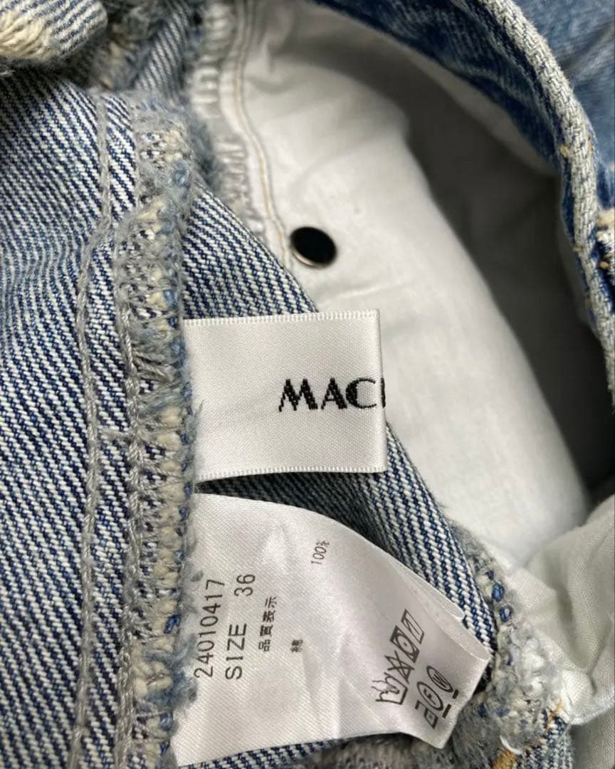 MACHATT マチャット　カーブデニム　36