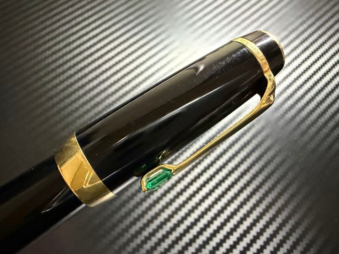 美品 モンブラン ボエム ヴェール 万年筆 BB 極太字