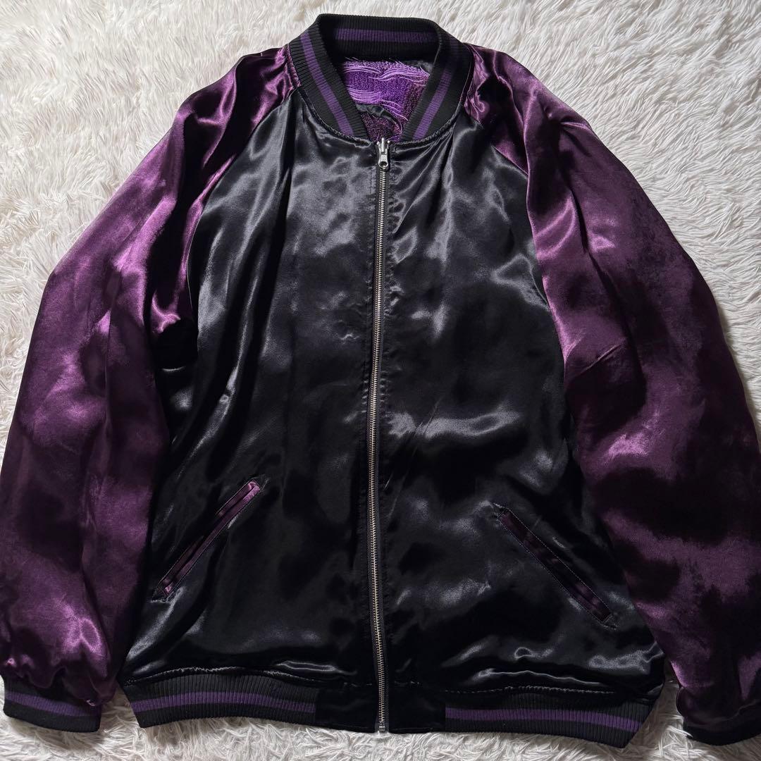 s*o様 未使用級/完売品✨絡繰魂 粋　スカジャン　リバーシブル　総刺繍　九尾狐