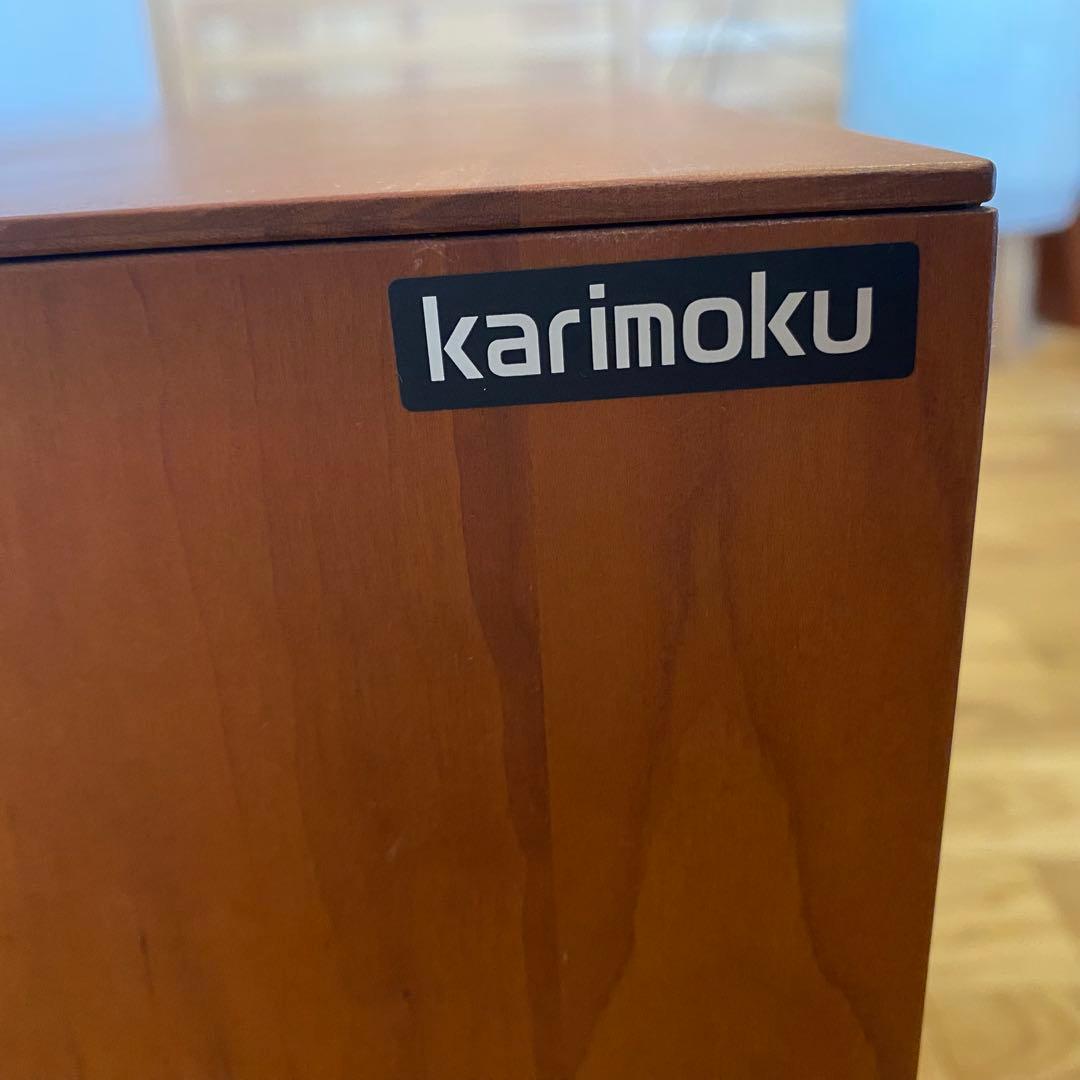 【定価18万】karimokuカリモク家具センターテーブルTT4956チェリー