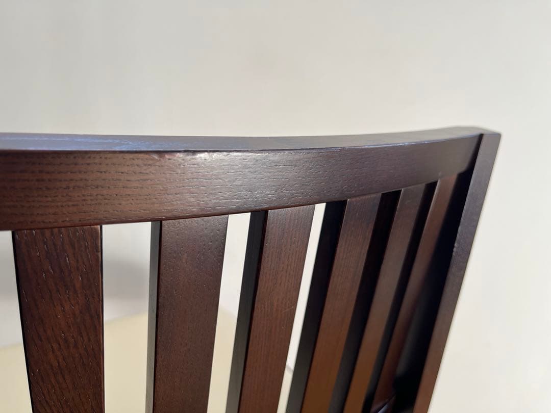 ロックストーン　ハイチェア　② 岩倉榮利　カウンターチェア　本革　モダン 美品