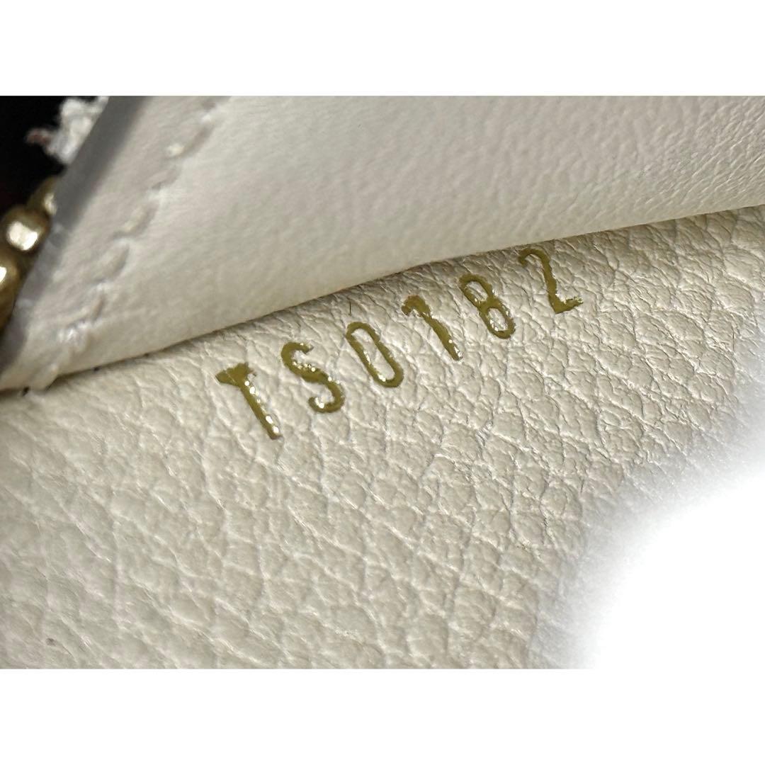 極美品！ルイヴィトン　アンプラント　スクレットコンパクト　アイボリー系