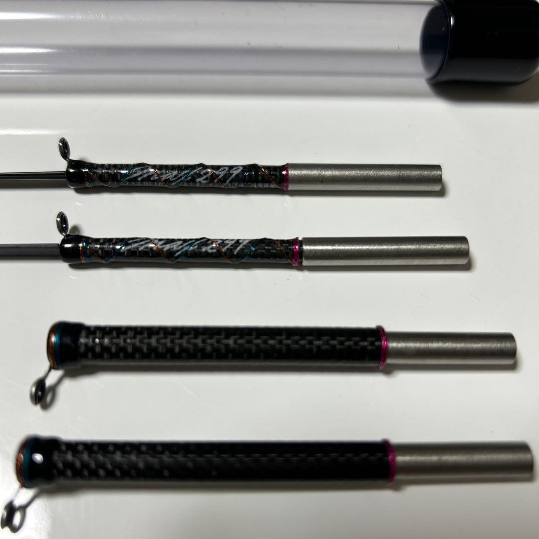 VARIVAS 299延長ワカサギ竿 2本セット 収納ケース付き