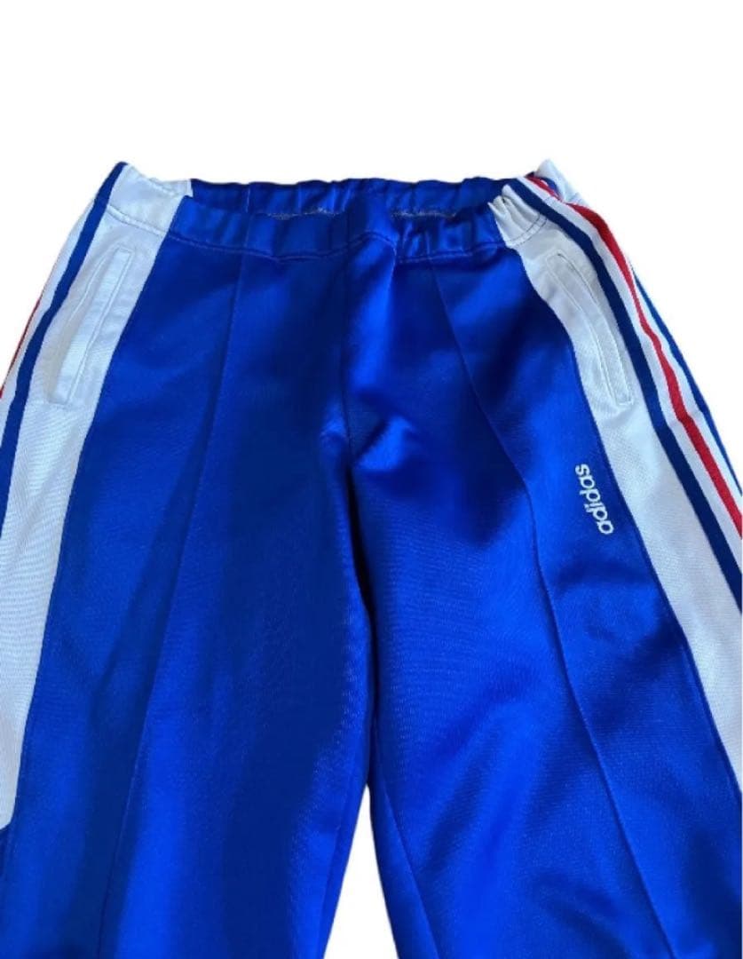 90s アディダス トレフォイル ジャージ トリコロール　上下セット