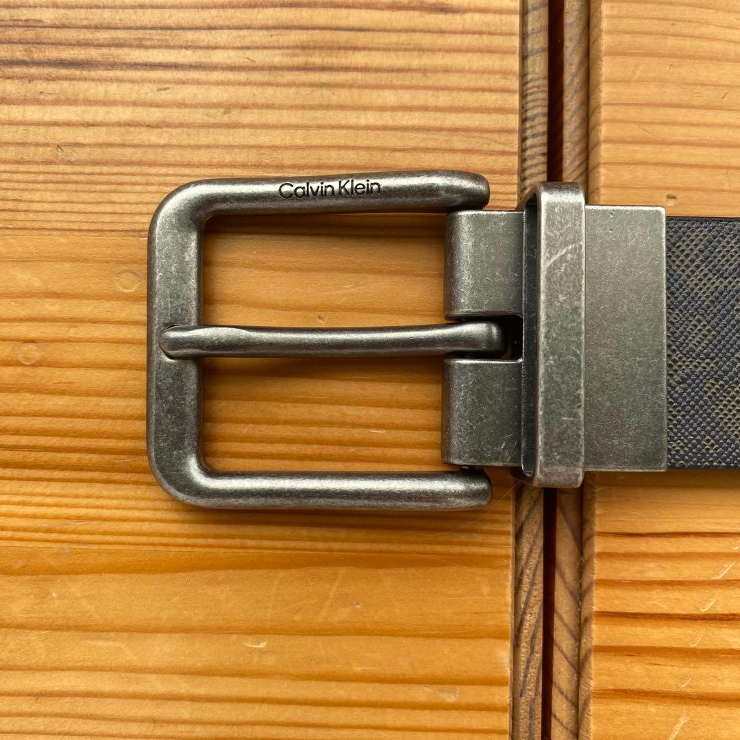 カルバン・クライン　リバーシブル レザーベルト