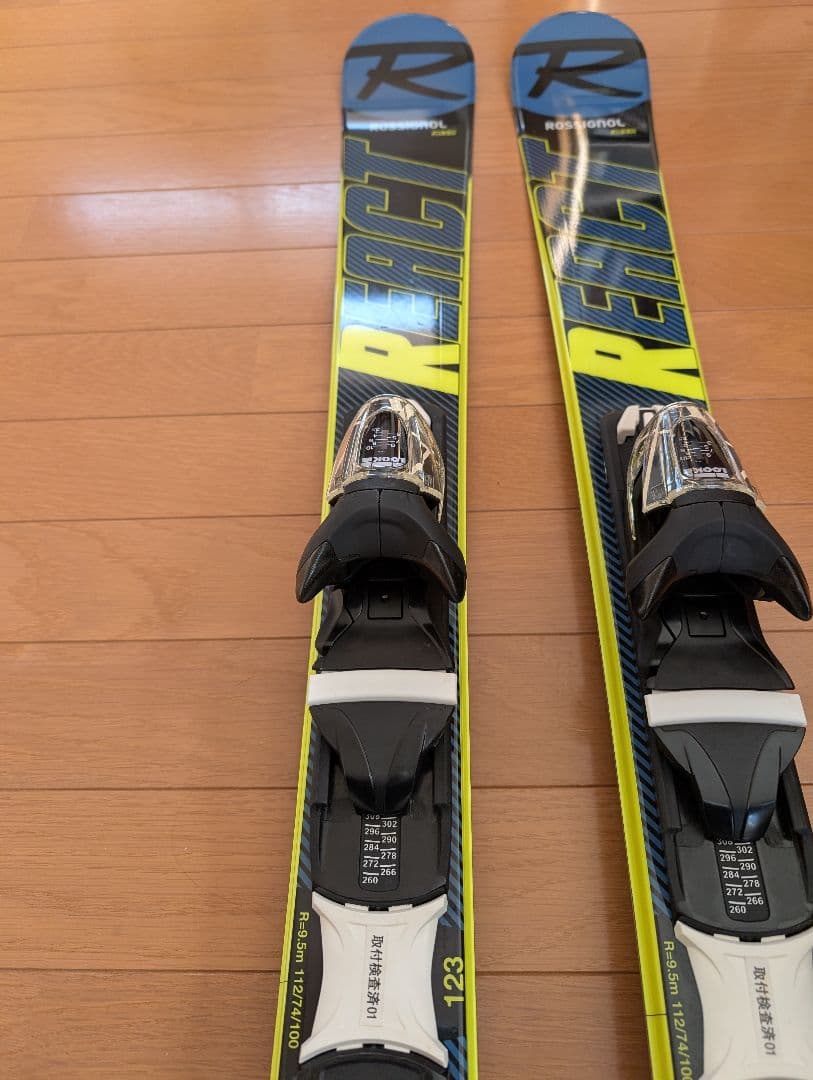 ショートスキー　板の長さ123cm