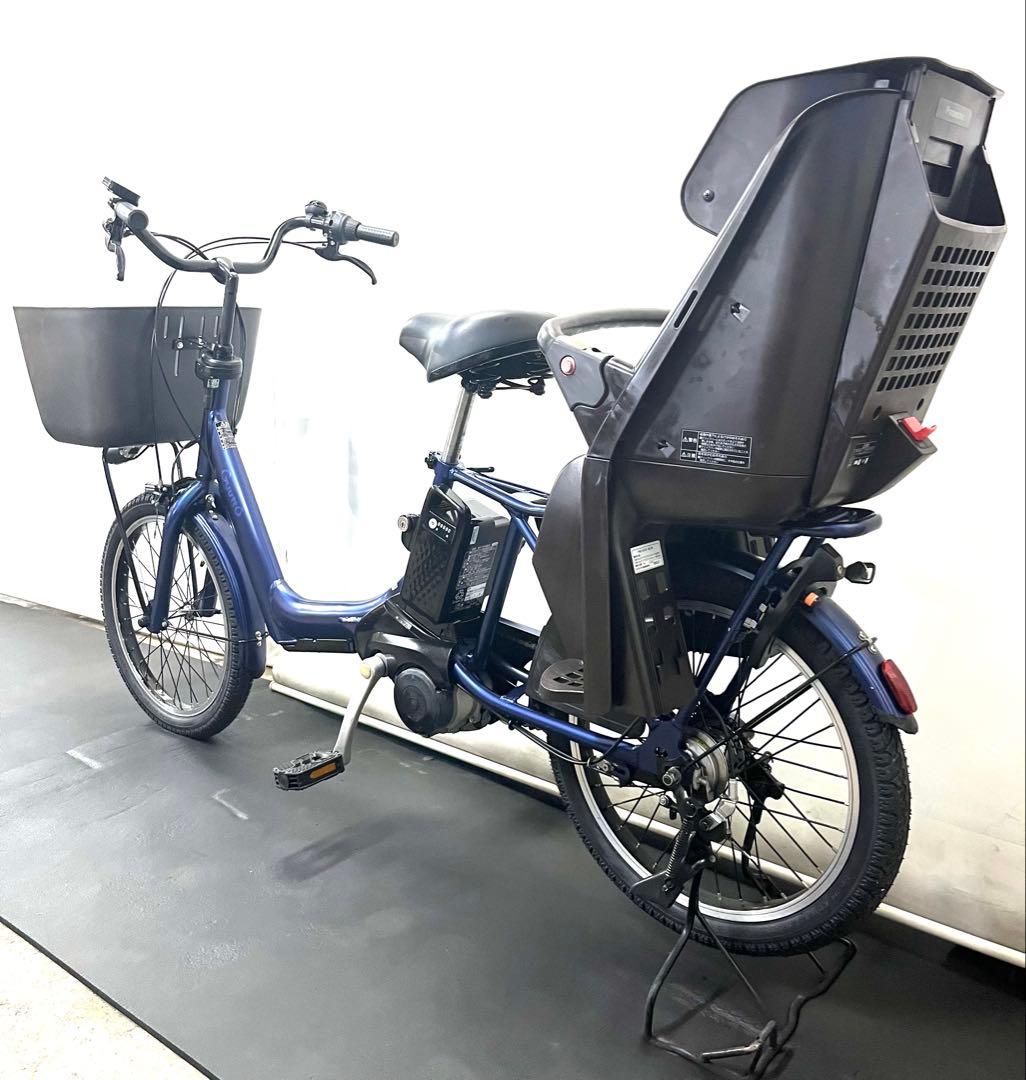 1年保証　新型　パナソニック　ギュット　20インチ　紺色　電動アシスト自転車