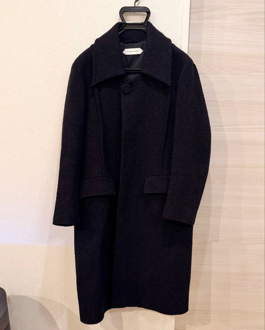 ジャケット・アウター NAMACHEKO 21aw WALFANG PIN TUCK COAT XS