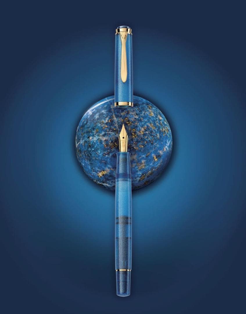 【Amami 新品文具】 Pelikan 特生 M200 ゴールデンラピス万年筆