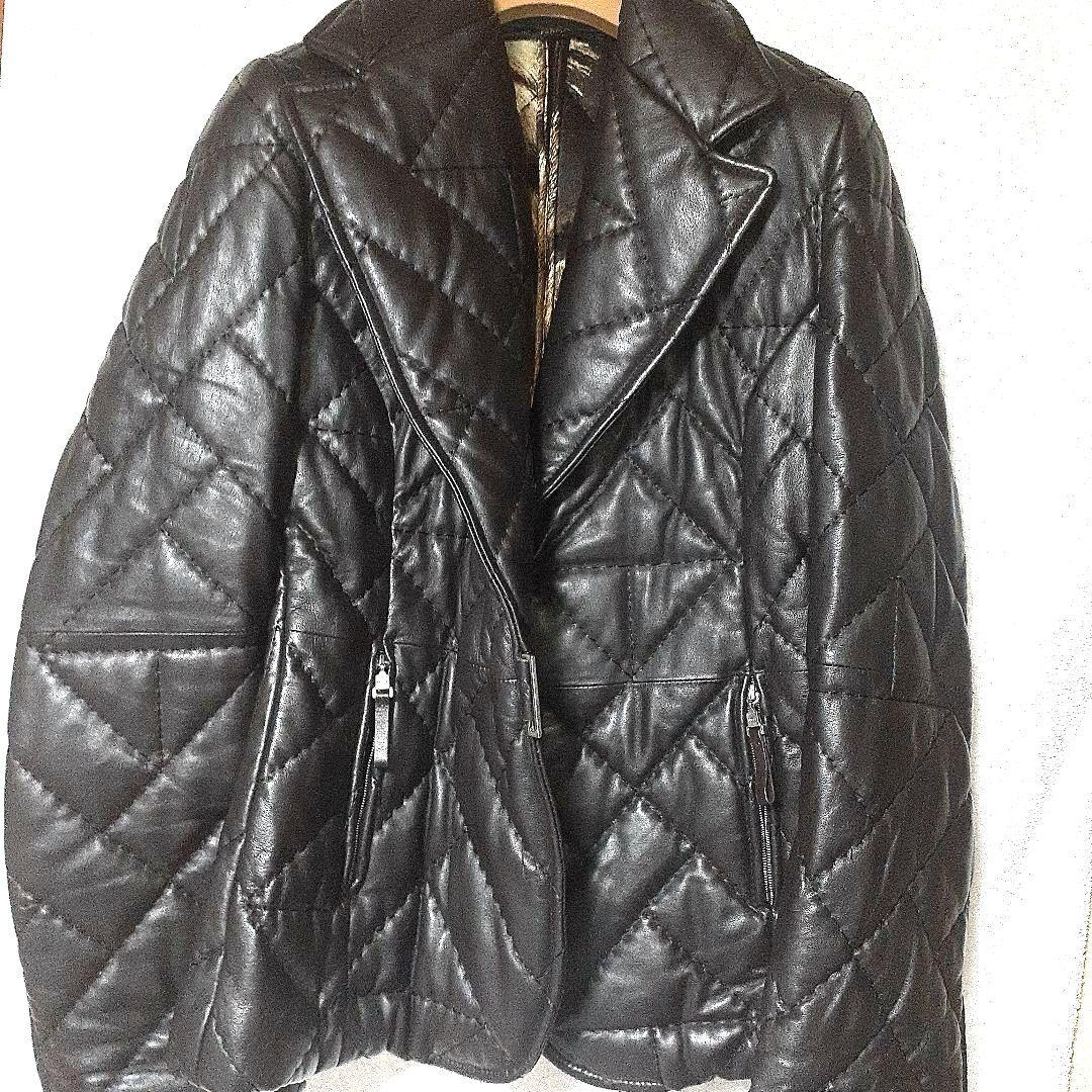 ジャンフランコフェレ、ヴィンテージシープスキンキルティングジャケットサイズ40