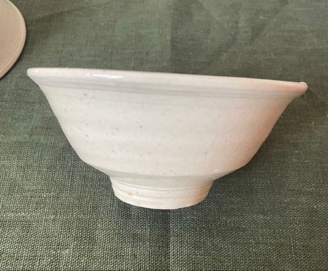 市川孝　飯碗　レンゲセット