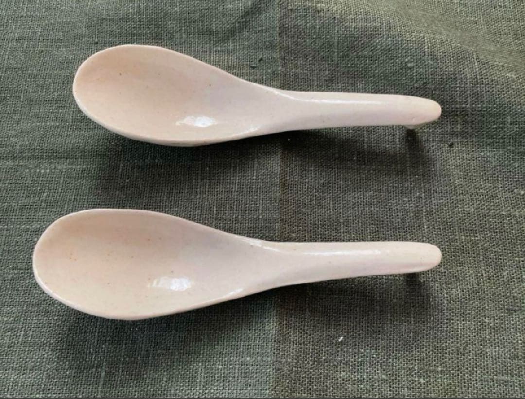 市川孝　飯碗　レンゲセット