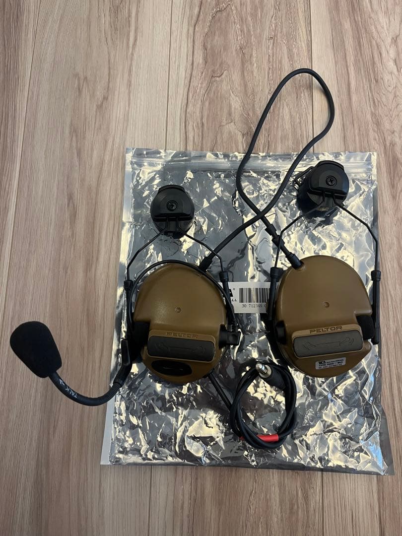 TCA製　PELTOR COMTAC3 タイプ　ヘッドセット　コヨーテ　ジャンク