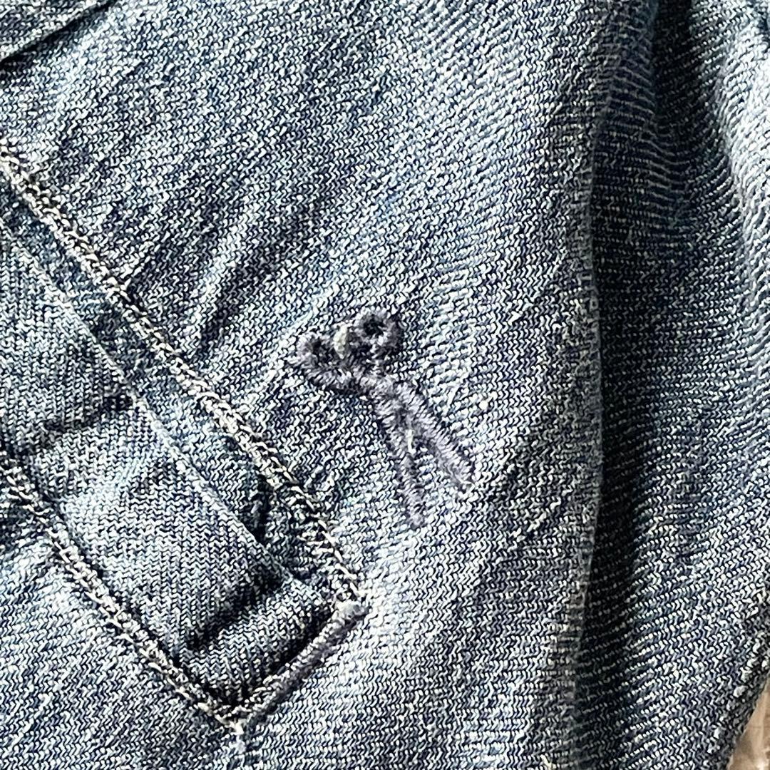 デンハム 美品 DENHAM BEND JUMPSUIT サロペット M ブルー